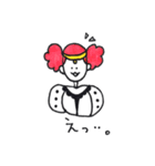 カラフルヘアーピープル（個別スタンプ：12）