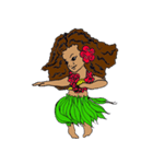 Hula Friends Leinani（個別スタンプ：5）