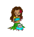 Hula Friends Leinani（個別スタンプ：7）