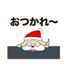 サンタ犬（けん）（個別スタンプ：6）