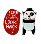 Life is too short : Cute Bear（個別スタンプ：4）