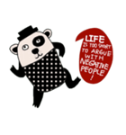 Life is too short : Cute Bear（個別スタンプ：6）