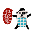 Life is too short : Cute Bear（個別スタンプ：10）