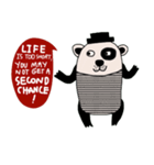 Life is too short : Cute Bear（個別スタンプ：14）