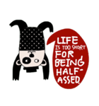 Life is too short : Cute Bear（個別スタンプ：17）