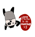 Life is too short : Cute Bear（個別スタンプ：18）