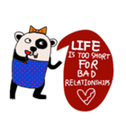 Life is too short : Cute Bear（個別スタンプ：23）