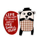 Life is too short : Cute Bear（個別スタンプ：26）