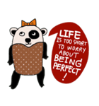 Life is too short : Cute Bear（個別スタンプ：27）