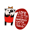 Life is too short : Cute Bear（個別スタンプ：29）