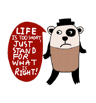 Life is too short : Cute Bear（個別スタンプ：31）