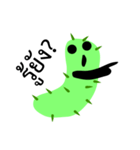 Green Worm Day（個別スタンプ：3）