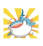 spot whale shark（個別スタンプ：4）