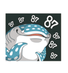spot whale shark（個別スタンプ：19）