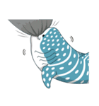 spot whale shark（個別スタンプ：22）