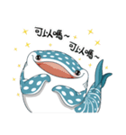 spot whale shark（個別スタンプ：24）
