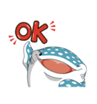 spot whale shark（個別スタンプ：28）