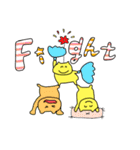花咲きニャンコ（個別スタンプ：14）