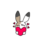 さんしょくうさぎさん。（個別スタンプ：40）