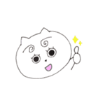 へんなまゆげのねこだよ（個別スタンプ：19）