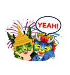 Tepa ＆ Zilong（個別スタンプ：24）