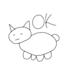 加藤のねこ（個別スタンプ：6）