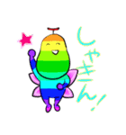 レインボー妖精（個別スタンプ：3）