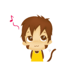 A Little Monkey "Saru"（個別スタンプ：6）