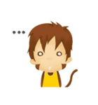 A Little Monkey "Saru"（個別スタンプ：8）