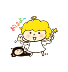 スイートデコレーション 天使スタンプ（個別スタンプ：1）