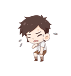 I am a student（個別スタンプ：40）