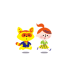 エー子ちゃんとジー太くん（個別スタンプ：17）