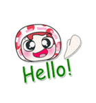 Hi！ My name is Haka.^_^（個別スタンプ：1）