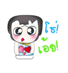 Hello！！ My name is Tamama. Love you.^_^（個別スタンプ：7）