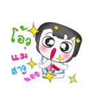 Hello！！ My name is Tamama. Love you.^_^（個別スタンプ：27）