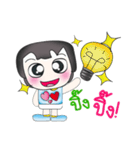 Hello！！ My name is Tamama. Love you.^_^（個別スタンプ：35）