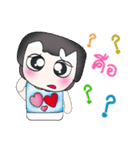 Hello！！ My name is Tamama. Love you.^_^（個別スタンプ：36）