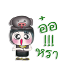 Mr. Himura. Love Pig. ^_^（個別スタンプ：16）