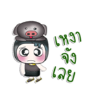 Mr. Himura. Love Pig. ^_^（個別スタンプ：25）