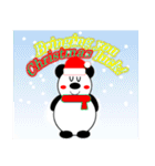 パンダの冬(年末年始:クリスマス＆正月)（個別スタンプ：1）