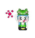 Hi！ Mr. Yamamoto. Love crocodile.^__^（個別スタンプ：17）