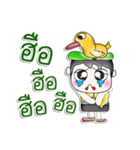 Hello my name is Yoshikava. Love duck.（個別スタンプ：17）