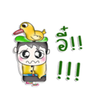 Hello my name is Yoshikava. Love duck.（個別スタンプ：39）