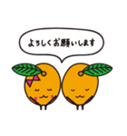 びわりん＆びわすけ【敬語・家族トーク編】（個別スタンプ：3）