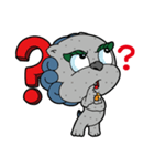 little stone lion（個別スタンプ：37）
