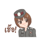 The cops girl（個別スタンプ：7）