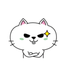 A little white cat - Mina（個別スタンプ：17）