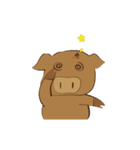 Cup pig move（個別スタンプ：6）