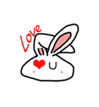 rabbit not love radishes（個別スタンプ：39）