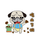 Daily life of the funny dog.（個別スタンプ：32）